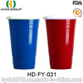 BPA Free Plastic Double Wall Solo Cup con Tapa